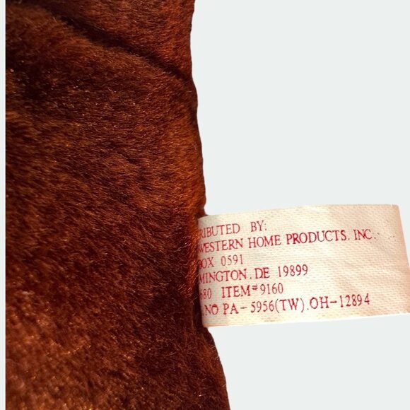 Vintage Christmas Teddy Bear Stocking Plush 24" Red Green Holiday Décor By Weste - Picture 5 of 8